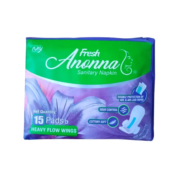 Fresh Ananna Sanitary Napkin- 15 Pads Wholesale Price