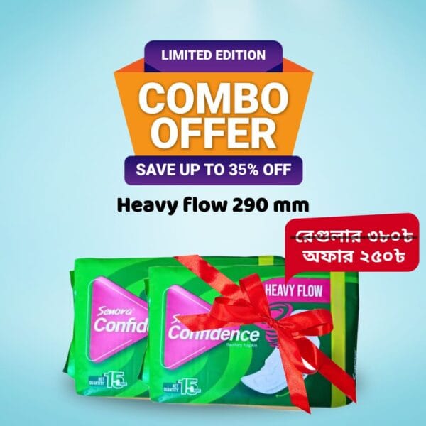 Senora Confidence heavy flow Sanitary Napkin (Combo Pack) Wholesale Price
