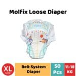 Molfix belt Loose Diaper (5) XL 11-18 Kg
