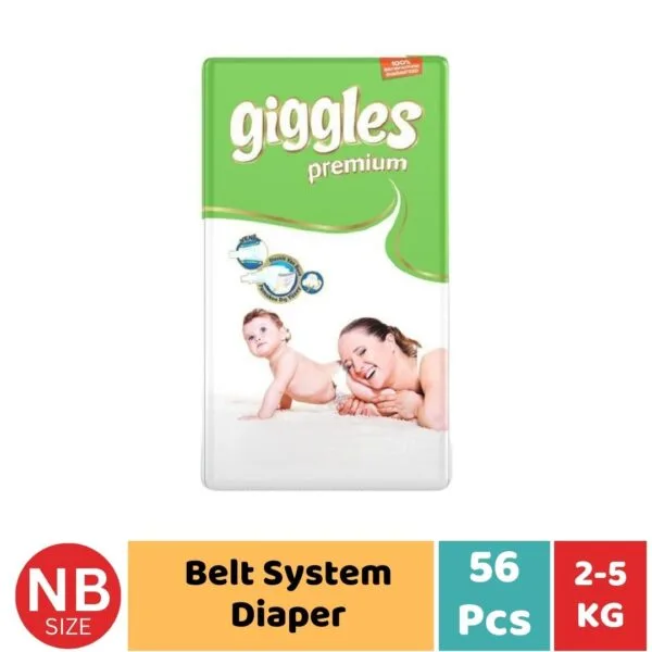 giggles Premium quality belt system baby diaper