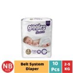 Giggles Newborn Baby Diaper 10 Pcs – 2-5 Kg