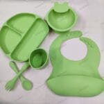 Full Silicon Baby Feeding Set