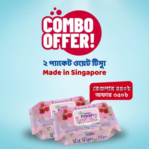 happy Fresh Wet Wipes Made In Singapore combo Wholesale Price