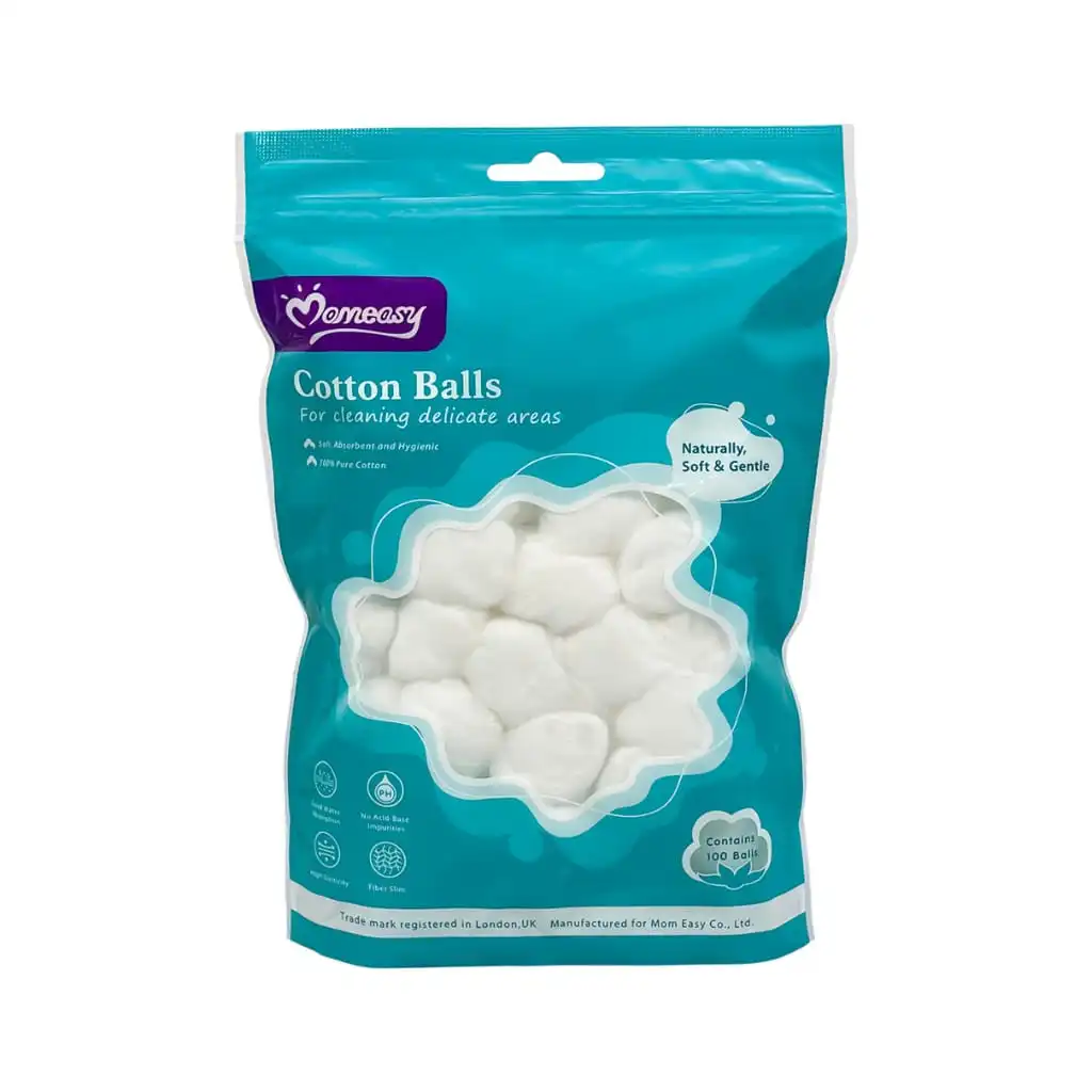 Momeasy Pure Soft Cotton Balls -100 pcs