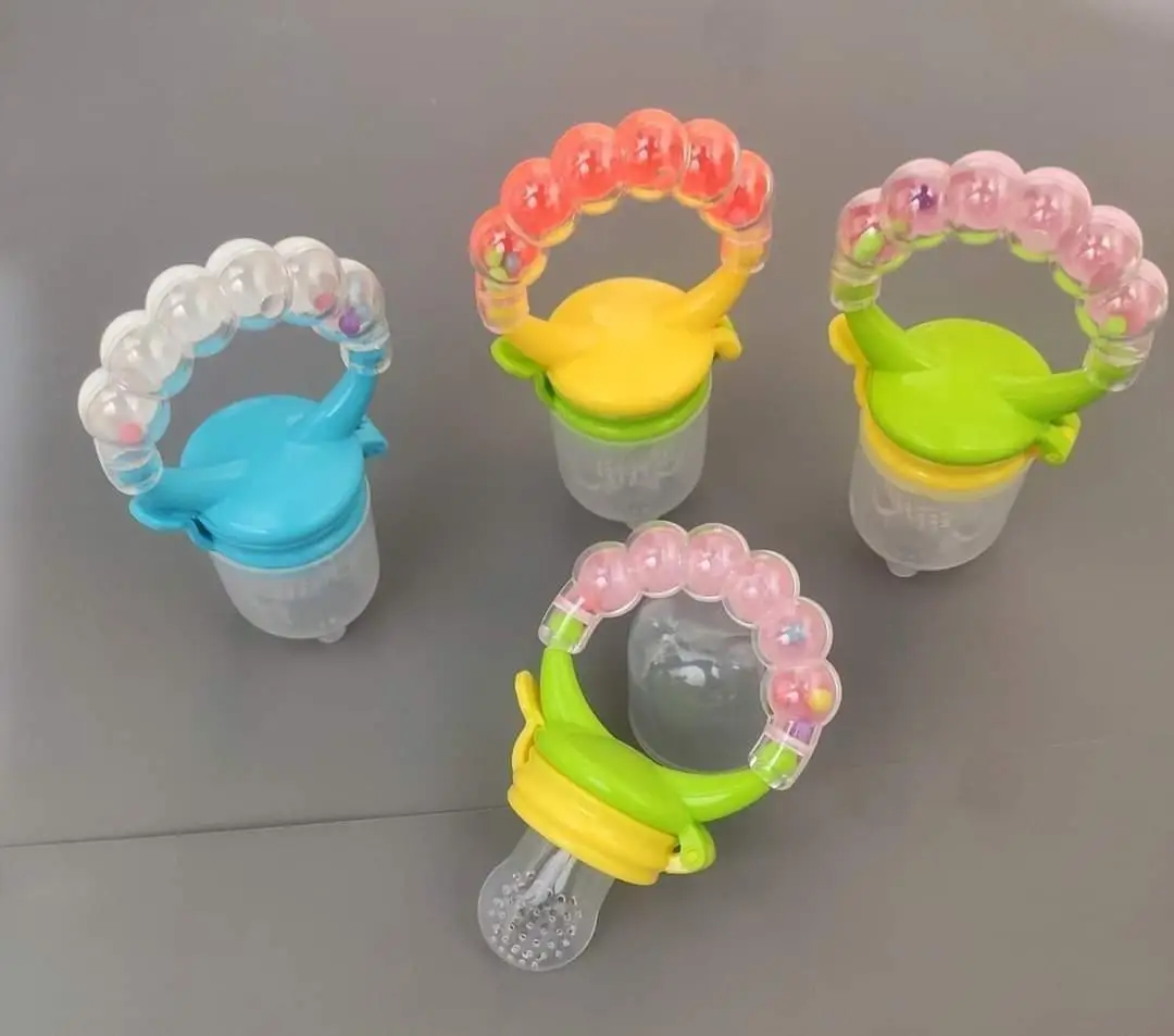 Silicone Fruit Pacifier With Jhunjhuni - Rattles